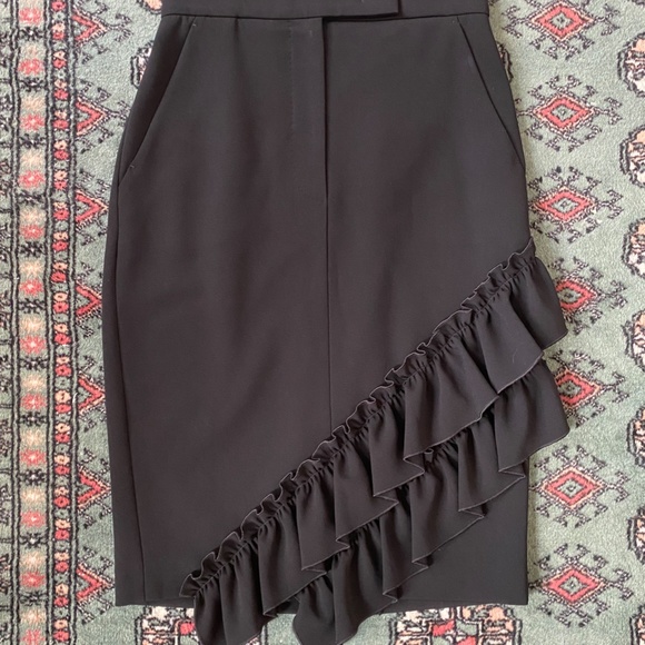 MaxMara Eles ruffled pencil skirt made in Italy - Picture 8 of 13